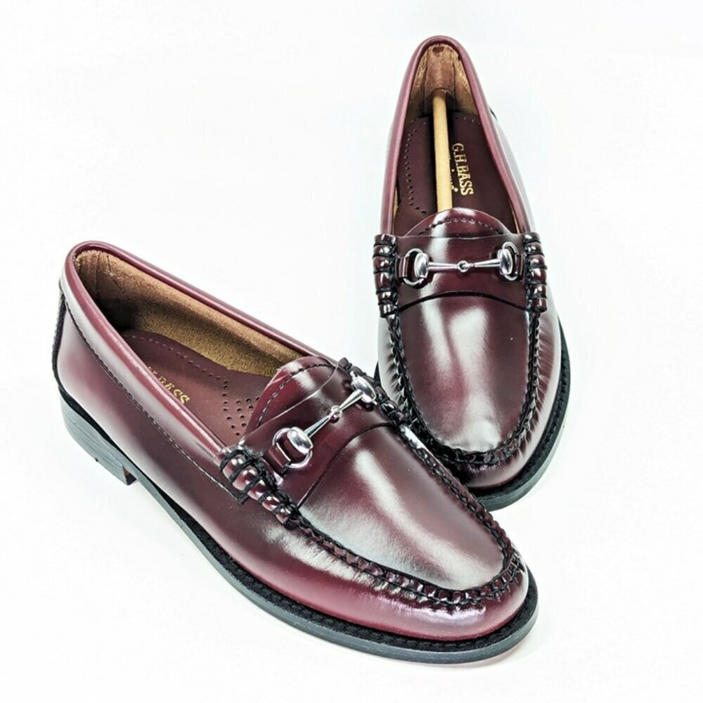 G.H. Bass Women's Weejuns Lianna Horsebit Loafers Wine Size 5 (MSRP $185) - Picture 5 of 12